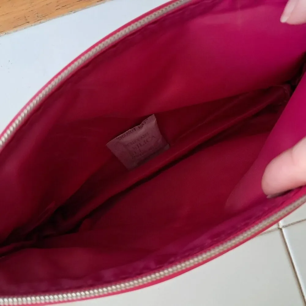 Estée Lauder Makeup Bag Navy Blue Constellations Lips Lipstick Pink Accent